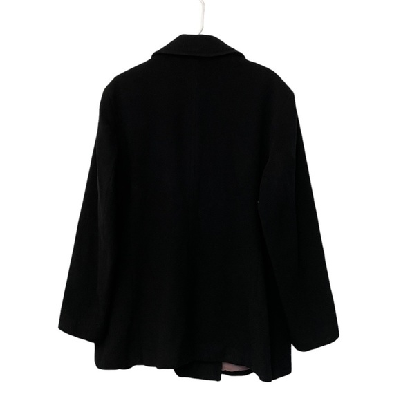 Calvin Klein Wool Cashmere Blend Jacket | Black | Size 1X - Picture 11 of 11